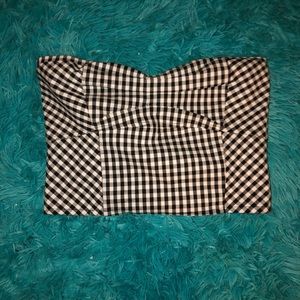 Checkers tube top
